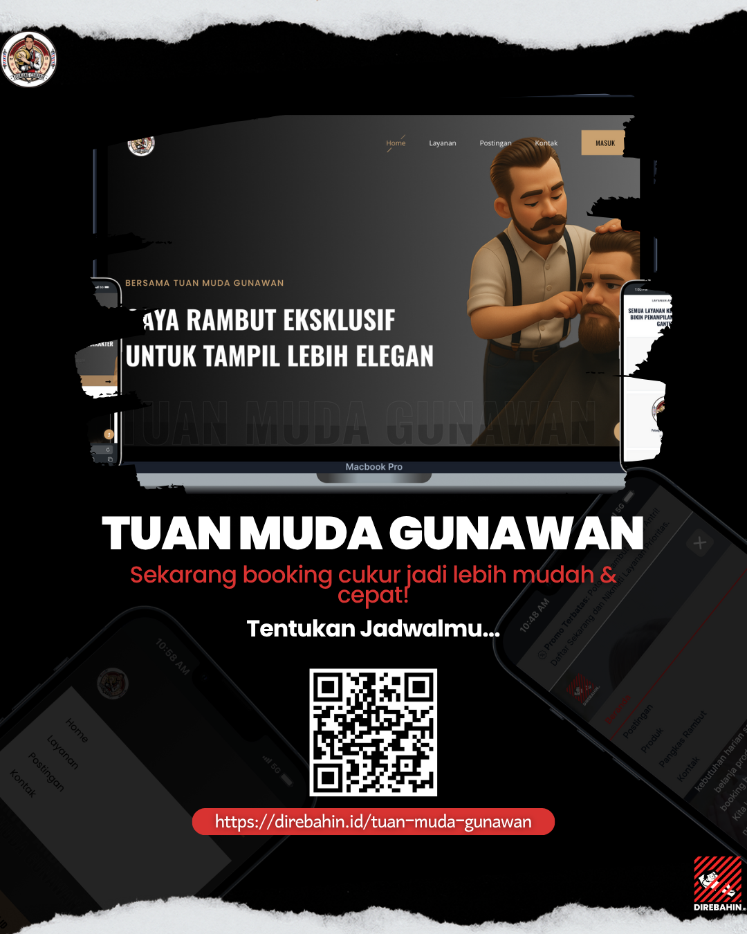 Tuan Muda Gunawan Kini Hadir di Direbahin.id